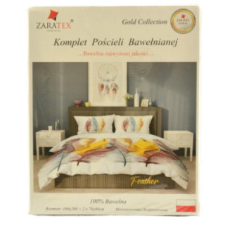 Pościel 160x200cm Bawełna Feather 2 x 70x80cm